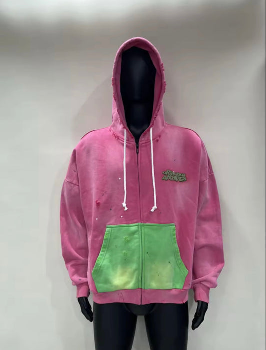 "Whats up Dox" Green Pocket Hoodie LIMITED