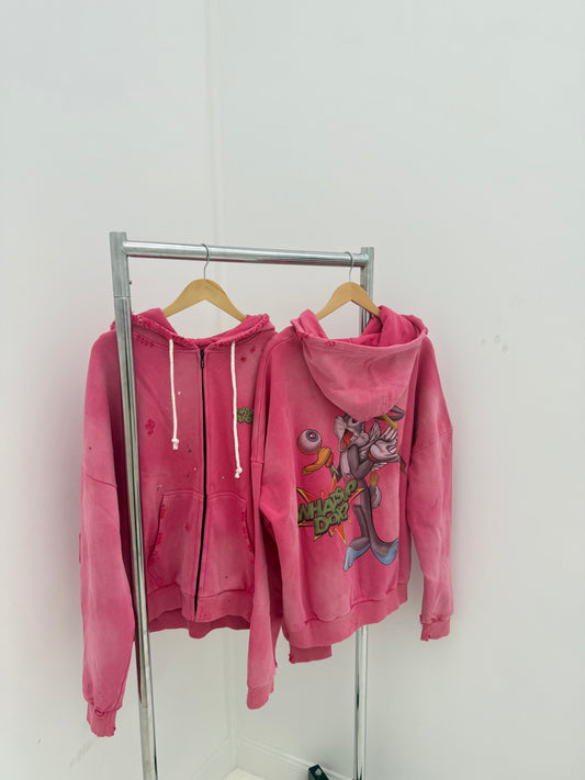 "What Up Dox ?" Base Color Zip Up