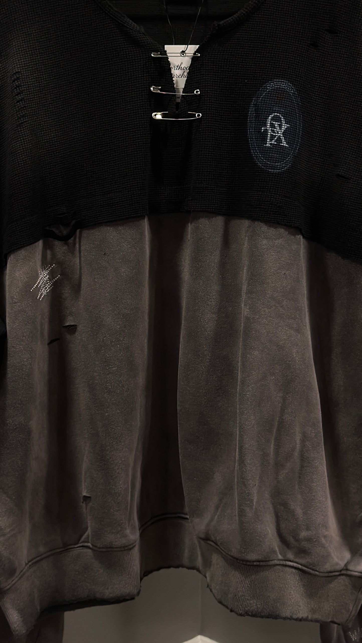 "Pin Thermal" Double  Layer Crewneck